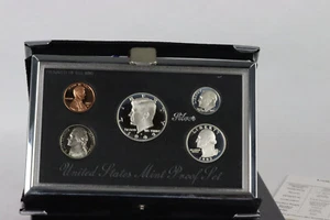 1992 S US Mint Premier Silver Proof Set OGP Box COA 90% SILVER 50c, 25c, 10c - Picture 1 of 4