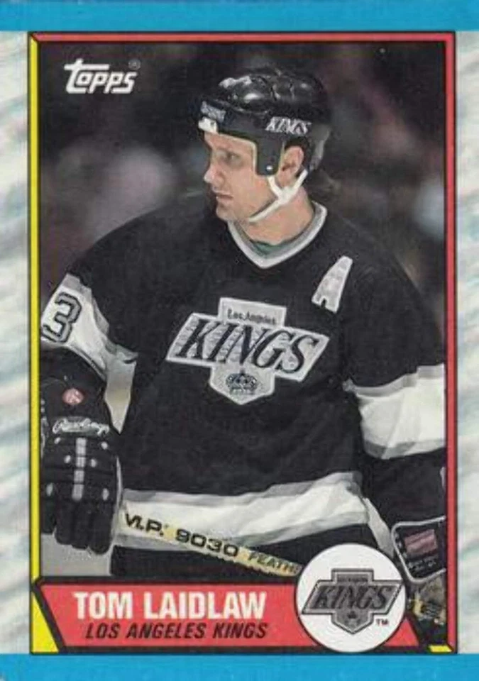 #34 Tom Laidlaw - Los Angeles Kings - 1989-90 Topps Hockey - Image 1 of 1