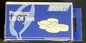 Quill Premium Lift-off Tape 7-11281 Adler Brother Canon Xerox Olivetti Nanajima - Picture 1 of 7