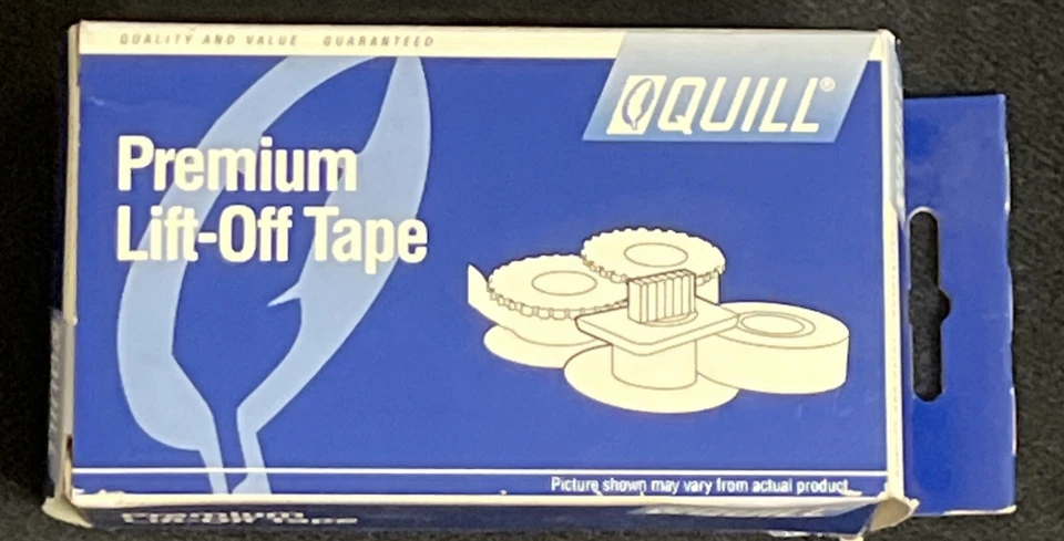 Quill Premium Lift-off Tape 7-11281 Adler Brother Canon Xerox Olivetti Nanajima - Image 1 of 4