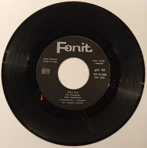 FRED BONGUSTO - HELGA / LA VIE EN ROSE - 1966 ITALIN 7" SINGLE, FRENCH MUSIC - Imagen 1 de 3