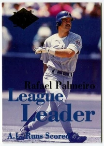 1994 Fleer Ultra League Leader Insert #2 Rafael Palmeiro Texas Rangers - Picture 1 of 2