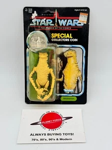 Figura trasera Amanaman 1985 sin usar, en caja, de colección Star Wars POTF 92 #2 NUEVA - Imagen 1 de 4