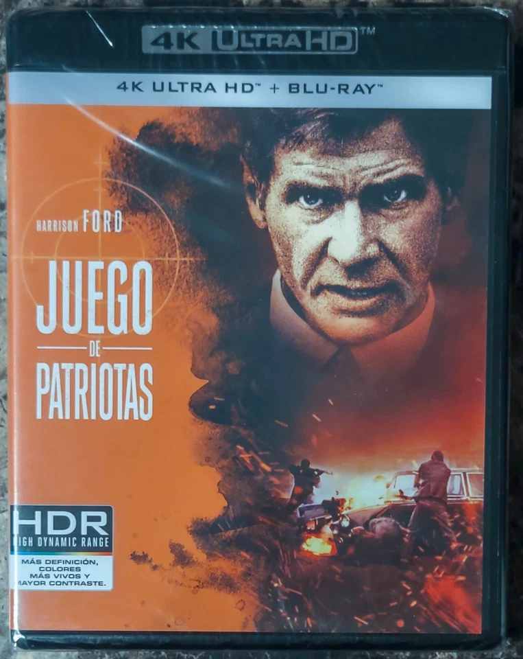 NEW Patriot Games (4K Ultra HD + Blu-ray, 2022, 2-Disc Set Spain Import) Foto 1 de 1