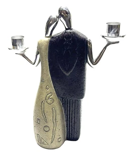 Candelabro prometido Copa Judaica 11,25"x8,75"x3" - Imagen 1 de 8