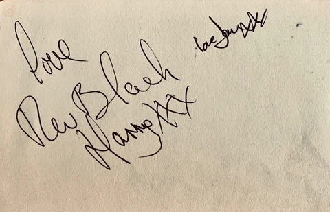 LEMMY (MOTORHEAD) RARE AUTOGRAPH IN REV BLACK THE ROCKING VICARS (AS IAN WILLIS) Cover