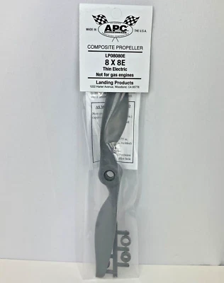 APC 8 x 8E Composite Propeller Thin Electric LP08080E RC Plane Aircraft SEALED - Image 1 of 4