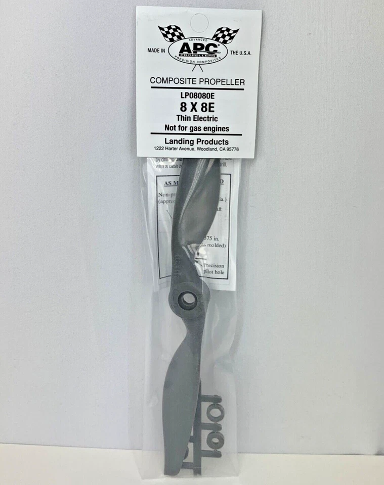 Apc-landing Products 08080e Thin Electric Propeller 8 X 8e