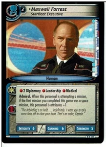 STAR TREK CCG 2E TO BOLDLY GO RARE CARD MAXWELL FORREST 8R109 ex - Picture 1 of 1