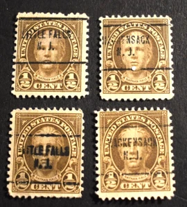 4 - 1922 US Stamps Scott Nos. 551 Precancels - Used - New Jersey - Picture 1 of 2