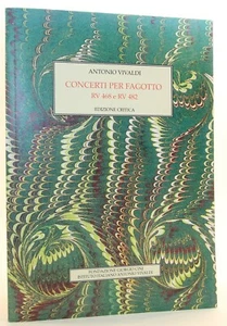 Antonio Vivaldi's Concerti per Fagotto 2002 critical edition Scelte VG - Imagen 1 de 6