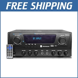 Powerful Bluetooth Stereo Receiver with USB/SD & FM for Ultimate Sound Control - Picture 1 of 8
