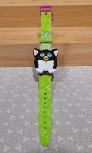 1999 Vintage Tiger Electronics Furby Digital Kids Purple & Green Wrist Watch - Picture 1 of 8
