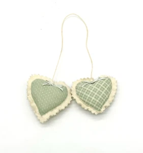 💚 Dos almohadas unidas en forma de corazón verde menta - Imagen 1 de 2