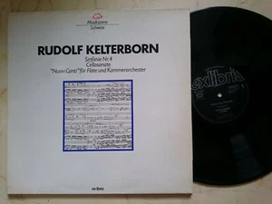 Rudolf Kelterborn Symphony Nr.4 / Cellosonate Swiss Avantgarde Foc LP Ex Libris - Picture 1 of 4