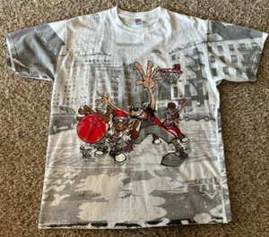 Vintage Ohio State Basketball Trikots Street Kids All Over Druck T-Shirt Größe XL - Bild 1 von 6
