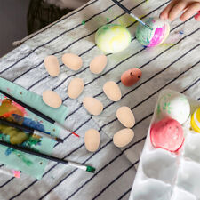 Easter Wood Egg Decorations - 50pc Set of Egg Ornaments for Spring Celebrations