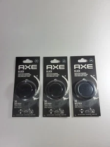 Lot of 3 AXE BLACK Frozen Pear & Cedarwood 30 Day Car Air Freshener - Picture 1 of 3