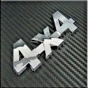 Insignia de coche 4x4 tracción en las cuatro ruedas ABS cromo para Ecosport EDGE KUGA emblema pegatina - Imagen 1 de 1