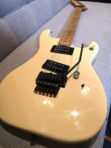 ESP Custom 80s Reverse Banana Floyd Guitar w/Case From JAPAN - Picture 1 of 18