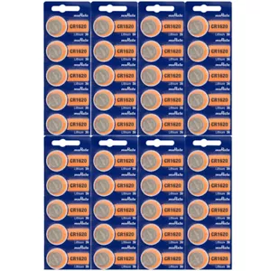 40 Murata Replaces Sony CR1620 CR 1620 3V Coin Lithium Batteries - Picture 1 of 3