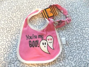 Halloween Baby Bib with Headband ~ "You're my BOO!" ~ Size 0-12 Months ~ New - Picture 1 of 1