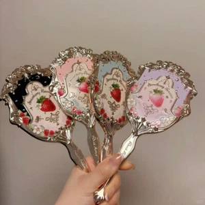 Flower Knows Strawberry Rococo Hand Mirror 3 Colors Pink/Purple/Green NEW IN BOX - Picture 1 of 19