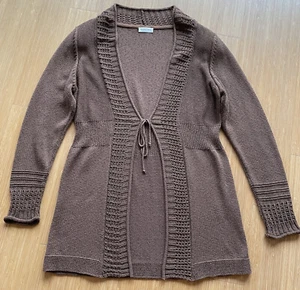 Damen Strickweste - Bonita - Gr. M - braun-melliert im Mustermix - Bild 1 von 9