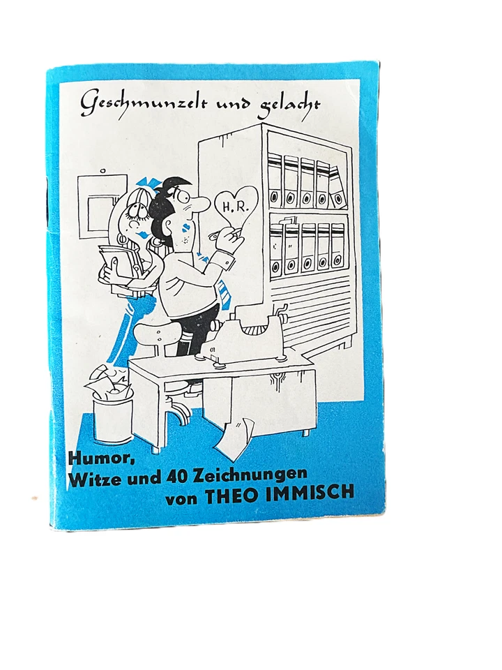 Geschmunzelt und gelacht, Humor, Witze und 40 Zeichnungen von Theo Immisch (DDR) - Bild 1 von 4