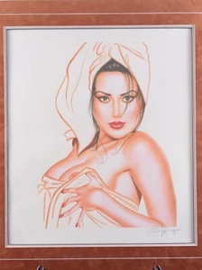 Pinup Art By OLIVIA DE BERARDINIS Lithograph 11/55 - Picture 1 of 8