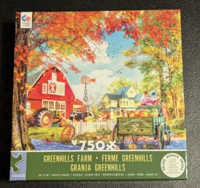 Ceaco Puzzles - Greenhills Farm - Dominic Davison - 750 pieces - New - Image 1 of 4