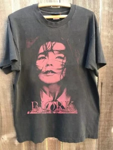 90s Bjork Debut Logo Short Sleeve Unisex T-shirt Reprint Men Women S-5XL - Picture 1 of 3