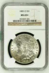 1885 O Morgan Silver Dollar NGC MS-65+ - Picture 1 of 2