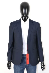 HUGO by HUGO BOSS Sakko, Jeffery182, Gr. 48 / US 38R, Regular Fit, Dark Blue - Picture 1 of 9