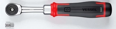 VESSEL 400ER3 Cordless Electric Slim Ratchet Wrench 3/8" 60Nm USB-C Japan - Image 1 of 4