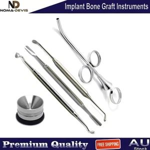 Dental Implant Bone Graft Instrument Plugger Carrier Spoon Bone Grafting Syringe - Picture 1 of 7