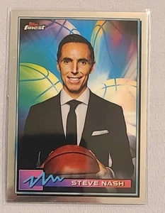 2021 Topps Finest - #38 Steve Nash/ Phoenix Suns NBA - Picture 1 of 2