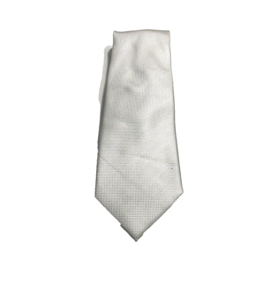 Perry Ellis Hombre Rothe Texturizado Poliéster Corbata Blanco OS Foto 1 de 1