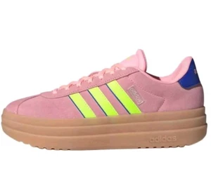 Adidas VL Court Bold Damen # 8 Pink Spark Lucid Lemon Low-Top IH8089 Skateboard  - Bild 1 von 14