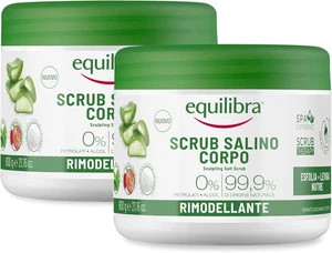Corpo, Scrub Salino Rimodellante, Scrub Corpo Esfoliante a Base Di Aloe Vera, Le - Foto 1 di 12