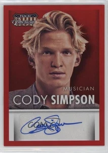 2015 Panini Americana Signatures Red Cody Simpson #S-CS Auto 1j8 - Picture 1 of 3