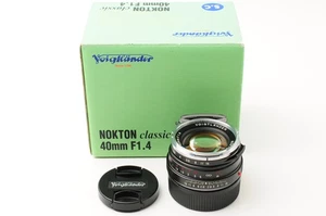 [COMO NUEVO] Voigtlander NOKTON Classic 40 mm F1.4 SC VM capa única de JAPÓN #76 - Imagen 1 de 24