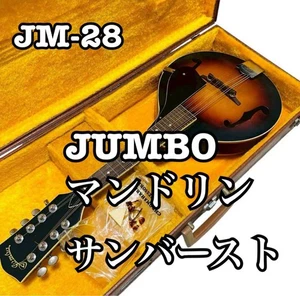 Jumbo Mandolin Sunburst With Hard Case - Picture 1 of 9