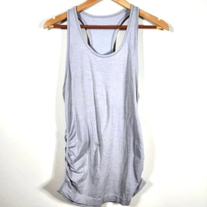 Athleta Heathered Light Lavender Speedlight Texture Tank Size Small - Bild 1 von 4