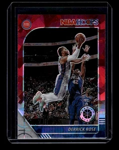 2019-20 Panini NBA Hoops Premium Stock - Derrick Rose #114 Red Cracked Ice... - Bild 1 von 2
