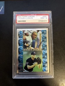 1998 Topps Chrome T. Glaus/J.J.Davis Draft Picks (RC) #492 PSA 9 - Bild 1 von 2