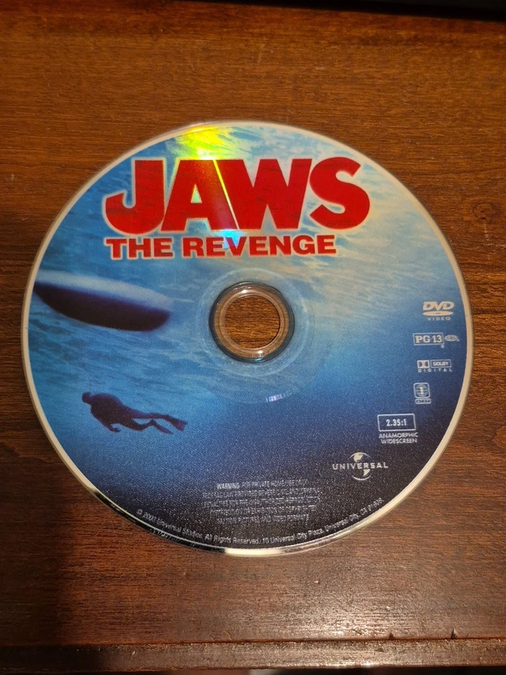 Jaws- The Revenge DVD ONLY, NO USPS TRACKING Foto 1 de 1