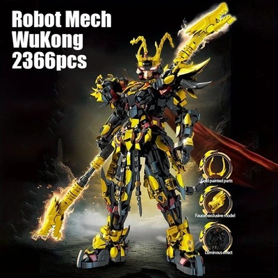 🐒 WuKong Hero! 2366PCS Classic Chinese Robot Mecha Blocks—Gift Set - Image 1 of 4