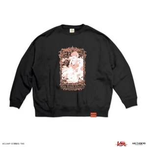 Magic Knight Rayearth 30th Annviersary Hikaru Shidou Sweatshirt Black XXL Unisex - Picture 1 of 7