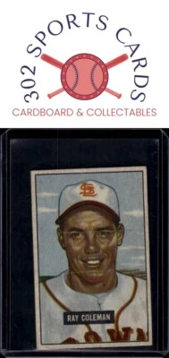 1951 Bowman #136 Ray Coleman - Image 1 of 2
